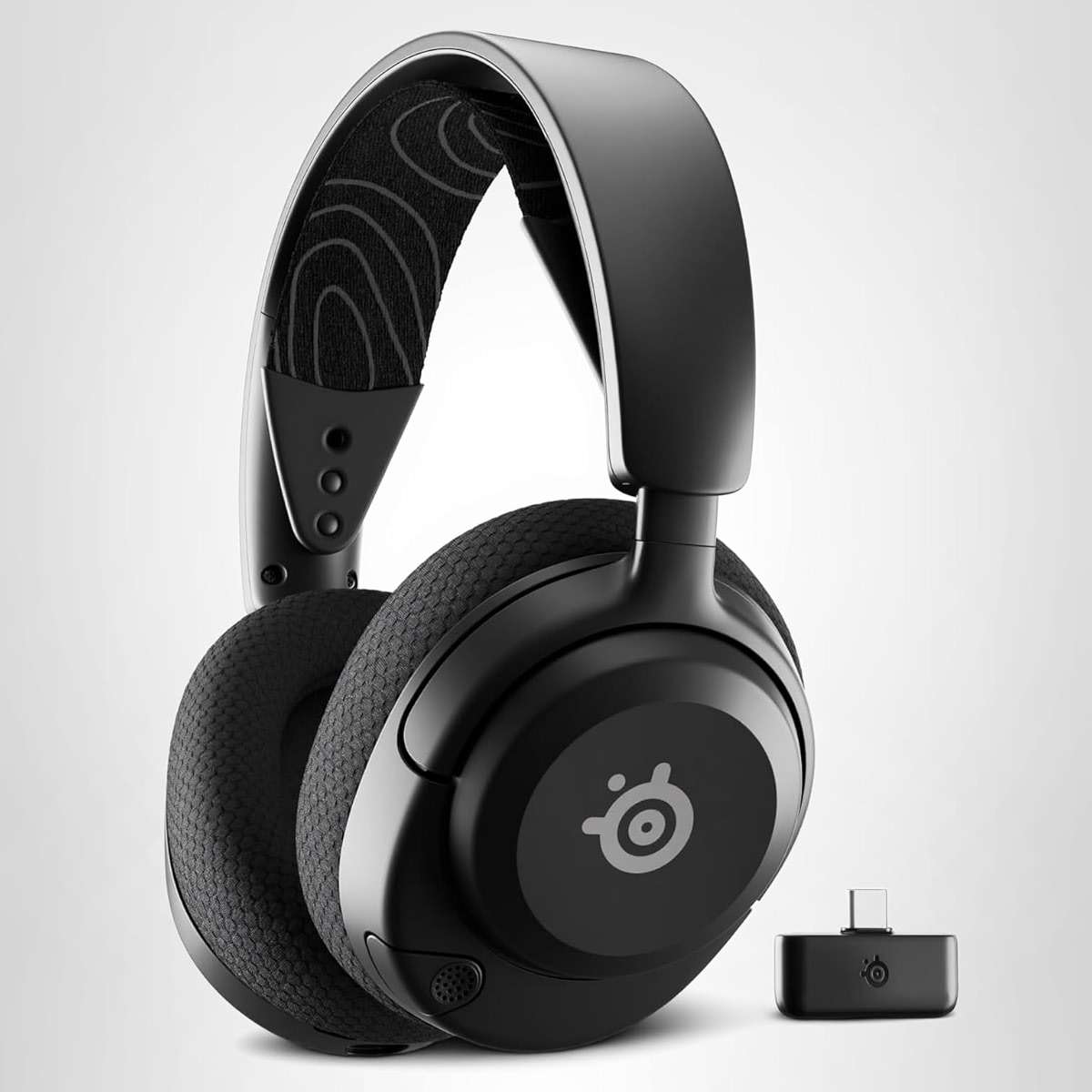 SteelSeries Arctis Nova 5 Wireless Multi-System Gaming Headset — Neodymium Magnetic Drivers — 100+ Audio Presets — 60 HR Battery — 2.4GHz or BT — ClearCast Gen2.X Mic — PC, PS5, PS4, Switch, Mobile - Image 9
