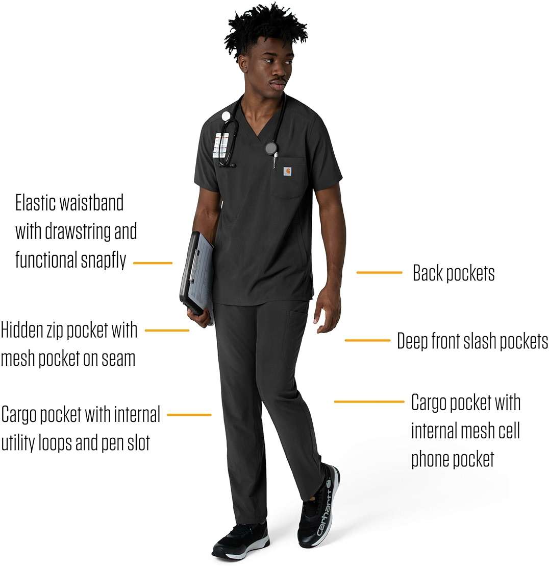 Carhartt Rugged Flex Ripstop Men's Straight Leg Scrub Pant - Image 2