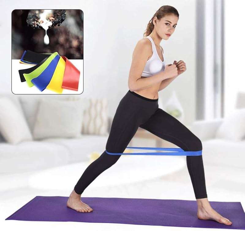 Green Legs Butt Latex Exercise Resistance Bands Workout Fitness Yoga for Stretching Strength Physical Home Gym Resist Training Equipment - Image 8