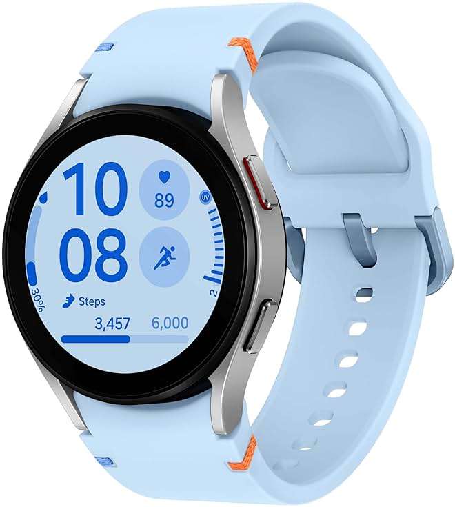 Samsung Galaxy Watch FE 40mm Bluetooth AI Smartwatch w/Fitness Tracking, BIA Sensor, Personalized HR Zones, Heart Rate Tracker, Sleep Monitor, 2024, Silver [US Version, 1Yr Manufacturer Warranty] - Image 1