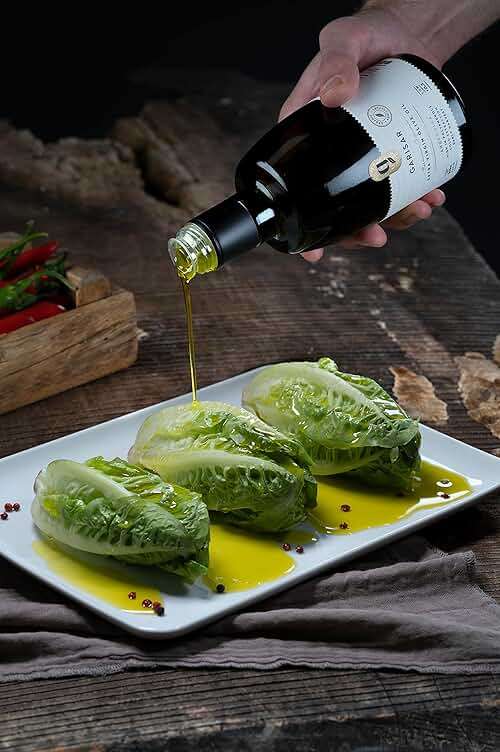 Garisar High In Polyphenol Premium Extra Virgin Olive Oil (>600 ppm), Low Acidity (Max 0.2%), NYIOOC 2025 Gold Medal Winner, Organic Agriculture Hand Picked, Cold Pressed, 100% Arbequina - Pack of 1 - Image 6