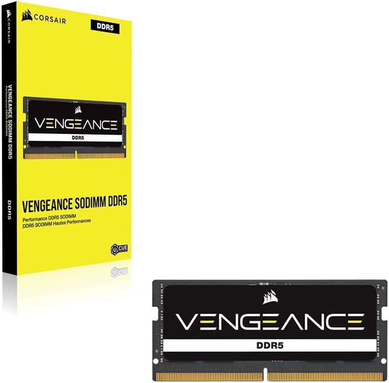 CORSAIR Vengeance SODIMM DDR5 RAM 32GB (1x32GB) Up to 5600MHz CL48 Intel XMP 3.0 Desktop Computer Memory - Black (CMSX32GX5M1A5600C48) - Image 6