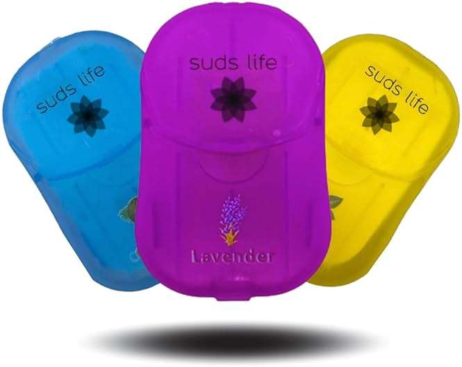 SudsLife Paper Soap Sheets (150 sheets) Pack of 3 (Pack of 3, Mixed) - Image 1