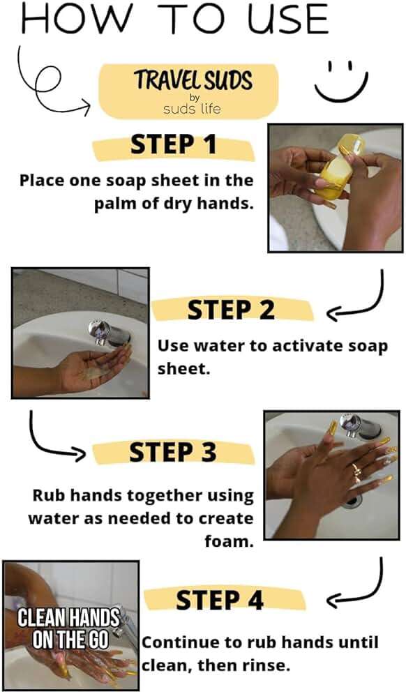 SudsLife Paper Soap Sheets (150 sheets) Pack of 3 (Pack of 3, Mixed) - Image 5