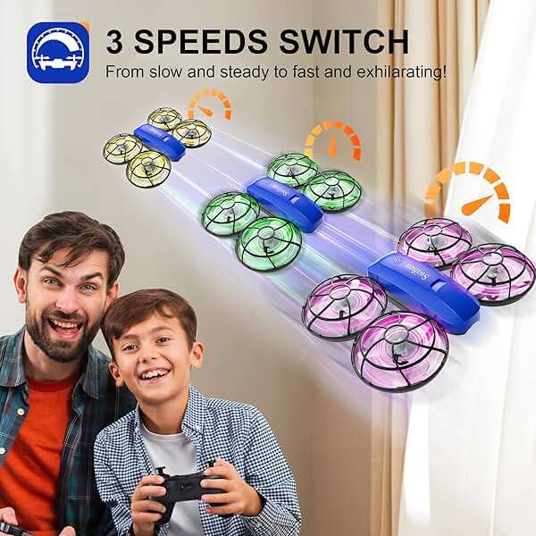 Swifsen Drones for Kids with Camera,Rc Drone Indoor Small Helicopter,Birthday Gifts for Boys and Girls Beginners Friendly,Mini Quadcopter Toy With 2 Batteries,Propeller Protect,Altitude Hold - Image 5