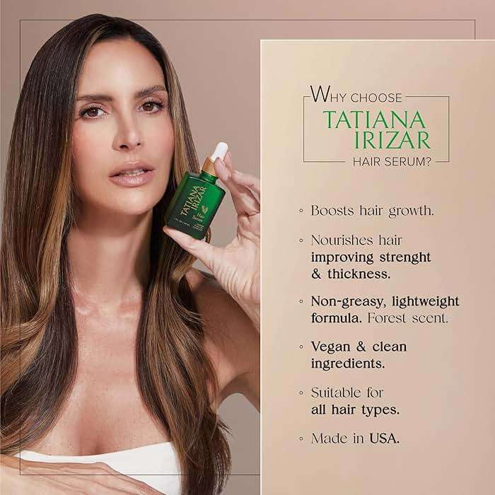 Caffeine Hair Growth Serum Women Made in USA - Scalp Serum Hair Growth Non-Greasy Biotin Rosemary, Amla & Caffeine - 1 Fl.Oz Natural Residue-Free - Gotero Anticaida y Crecimiento - Regrowth Treatment - Image 2