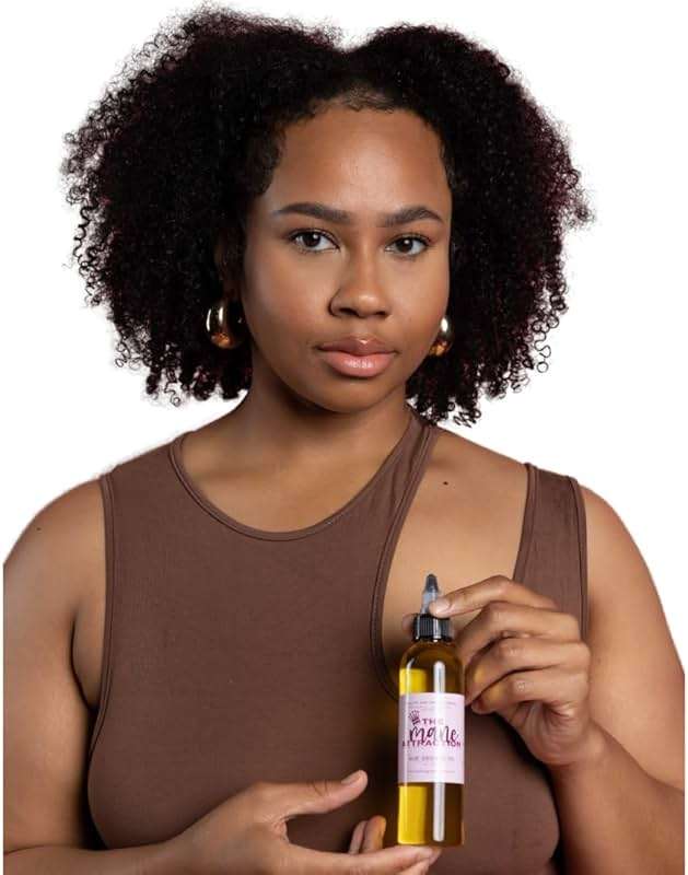 The Mane Attraction Hair Oil for All Hair Types, Infused with Rosemary Oil, Castor Oil & Black Seed Oil - Stimulating Hair Growth, Seals in Moisture, Soothes Irritated Scalp - 4 Fl Oz - Image 5