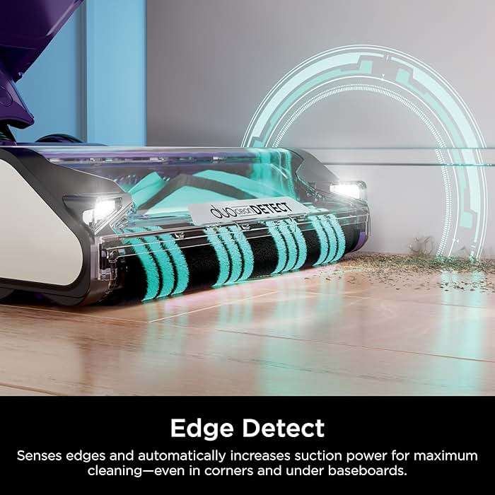 Shark POWERDETECT Upright Vacuum Cleaner with HEPA Filter, Heavy Duty Vacuum with Powerful Suction for Pet Hair Pickup, DuoClean Technology, Powered Lift-Away, Ideal for Carpets & Hardfloors, AZ4002 - Image 6