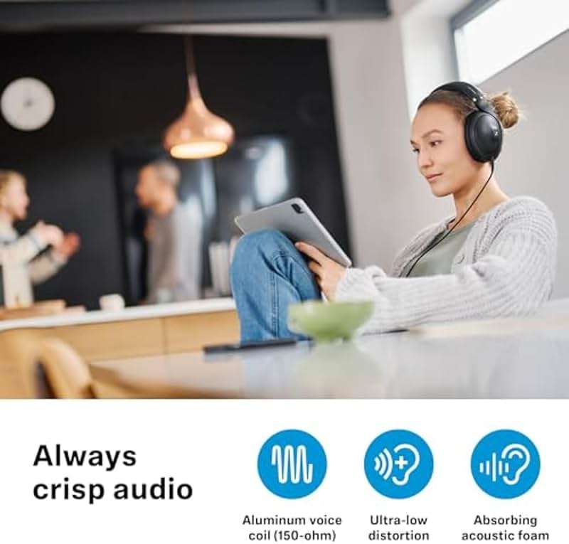 Sennheiser HD 620S Closed-Back Over-Ear Audiophile Headphones – Natural Spatial Imaging, Low Distortion, Comfortable All-Day Design, Detachable Cable – Ideal for Focused Listening, Gaming, and Desk - Image 7