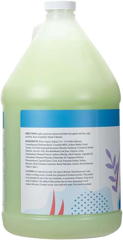 Ginger Lily Farms Botanicals 3-in-1 Shampoo, Conditioner & Body Wash, Island Tranquility, 100% Vegan & Cruelty-Free, Green Tea & Lemongrass Scent, 1 Gallon (128 fl oz) Refill - Image 3