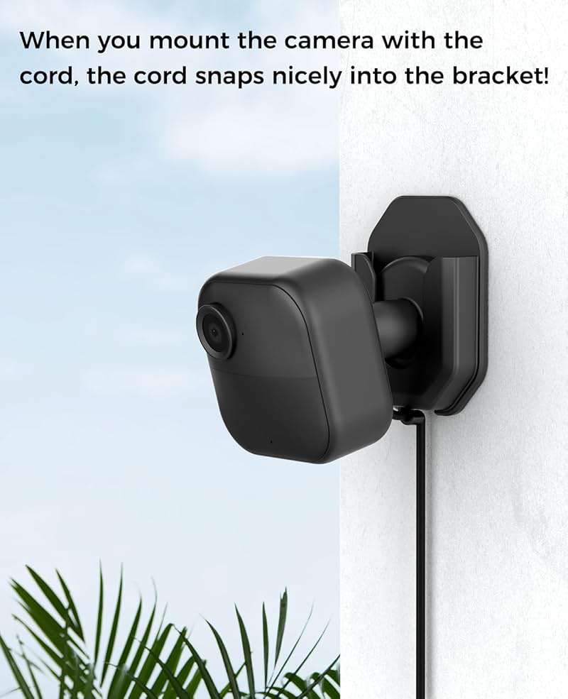 3 Pack Blink Camera No Drill No Screws Wall Mount Bracket for Blink Outdoor 4/Outdoor 2K+/Mini /Mini 2K+ /Indoor Camera, HBV Adhesive Mount - Image 5