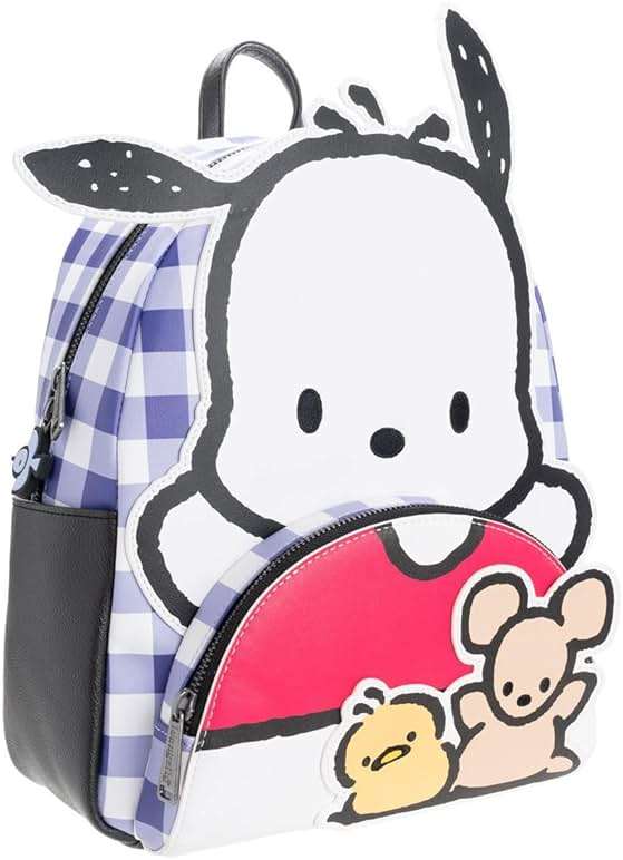 Loungefly SANRIO Pochacco Cosplay Plaid Mini-Backpack - Entertainment Earth Exclusive - Image 3