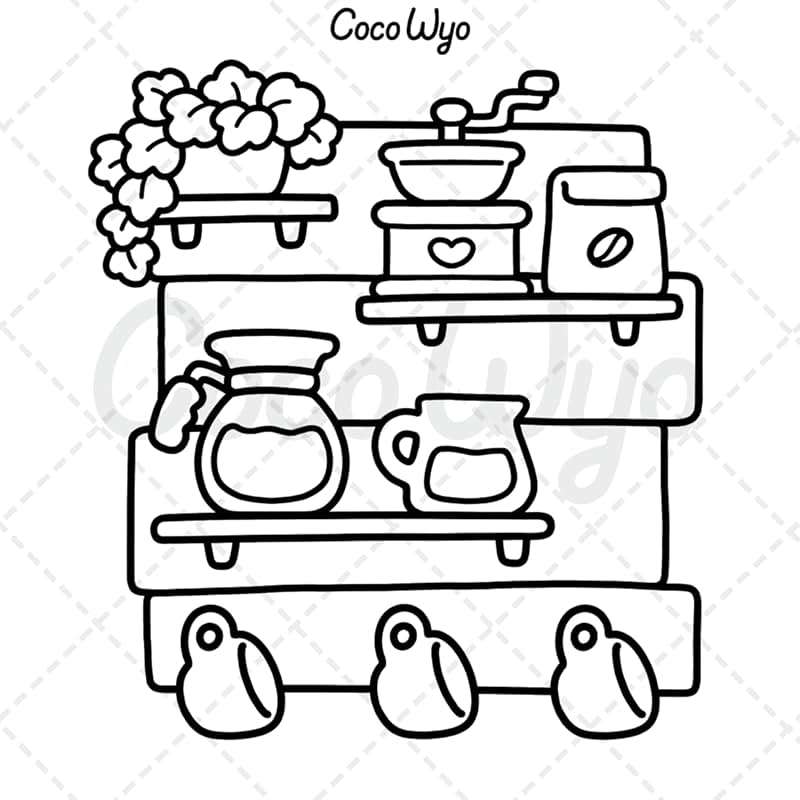 Stress Relief: Coloring Book for Adults and Kids, Bold and Easy, Simple and Big Designs for Relaxation Featuring Animals, Landscape, Flowers, Patterns, Cute Things And Many More - Image 4