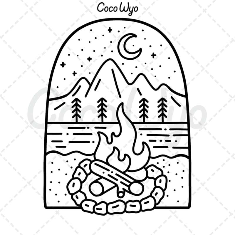 Stress Relief: Coloring Book for Adults and Kids, Bold and Easy, Simple and Big Designs for Relaxation Featuring Animals, Landscape, Flowers, Patterns, Cute Things And Many More - Image 7