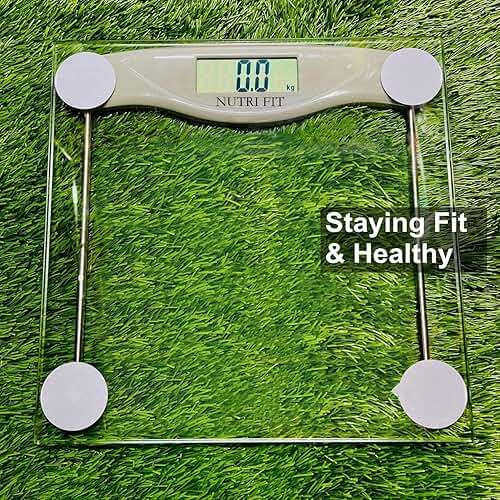 Bathroom Scale for Body Weight, NUTRI FIT Digital Weighing Scale Accurate Electric Weight Loss Watcher Scale, 330 lb Capacity, Step on Technology with AAA Batteries, Birthday Gifts - Image 8