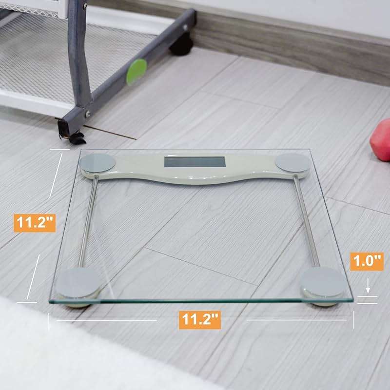 Bathroom Scale for Body Weight, NUTRI FIT Digital Weighing Scale Accurate Electric Weight Loss Watcher Scale, 330 lb Capacity, Step on Technology with AAA Batteries, Birthday Gifts - Image 9