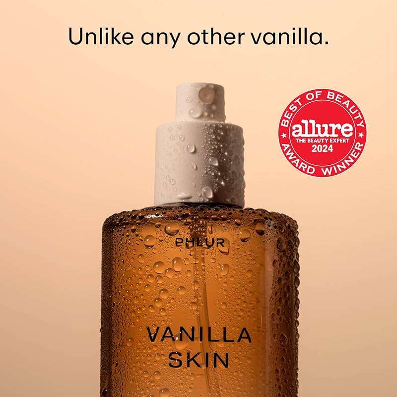 PHLUR Vanilla Skin Body Mist, 8 Fl Oz - Hair and Body Perfume for Women, Vanilla Perfume Body Spray with Pink Pepper, Cashmere Wood & Sandalwood Fragrance - Image 2