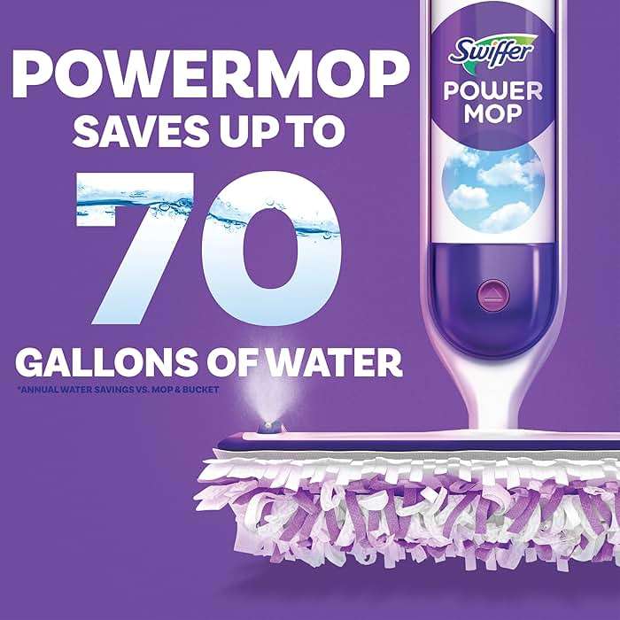Swiffer PowerMop Floor Cleaning Solution with Unstopables Fresh Scent, PowerMop Refills, Floor Cleaner for Mopping, 25.3 fl oz, 2 Pack - Image 8