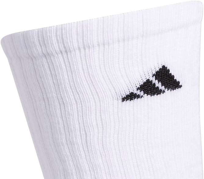 adidas Men's Athletic Cushioned Crew Socks (6 Pairs) Durable & Comfortable - Image 3
