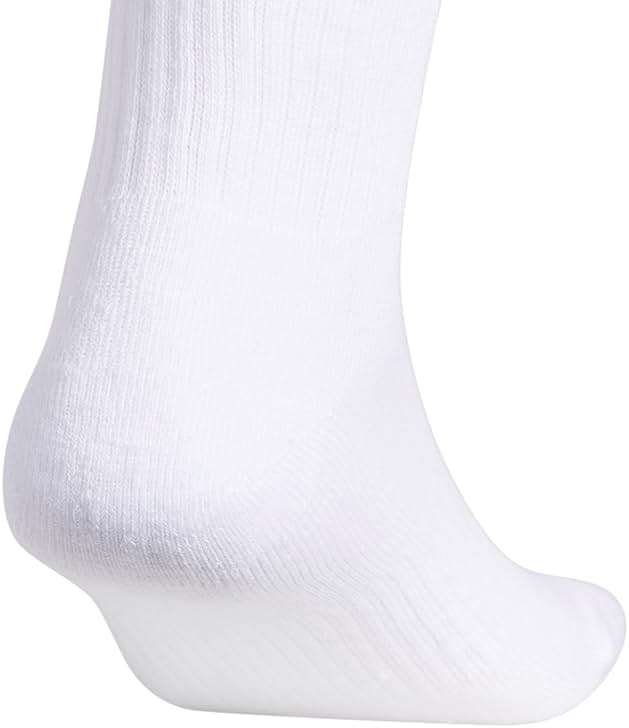 adidas Men's Athletic Cushioned Crew Socks (6 Pairs) Durable & Comfortable - Image 5