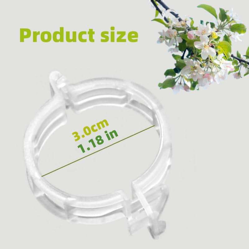50 PCS plant clips, garden clips for climbing plants, plastic bracket clips，tomato clips，grape，vine，vegetable plant Clamps for climbing plants clear Plants to Grow Upright and make plants Healthier - Image 3
