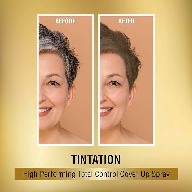 Red by Kiss Tintation Temporary Hair Color Spray, Instant Gray Root Touch Up Coverage, Water-Resistant & Smudge-Proof, Easy Wash Out, Barber & Hairline Touch-Up, Quick-Dry (Honey Blonde, 2.82 oz) - Image 4