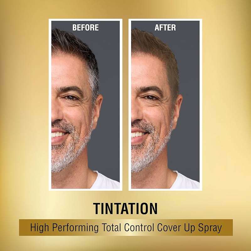 Red by Kiss Tintation Temporary Hair Color Spray, Instant Gray Root Touch Up Coverage, Water-Resistant & Smudge-Proof, Easy Wash Out, Barber & Hairline Touch-Up, Quick-Dry (Honey Blonde, 2.82 oz) - Image 5
