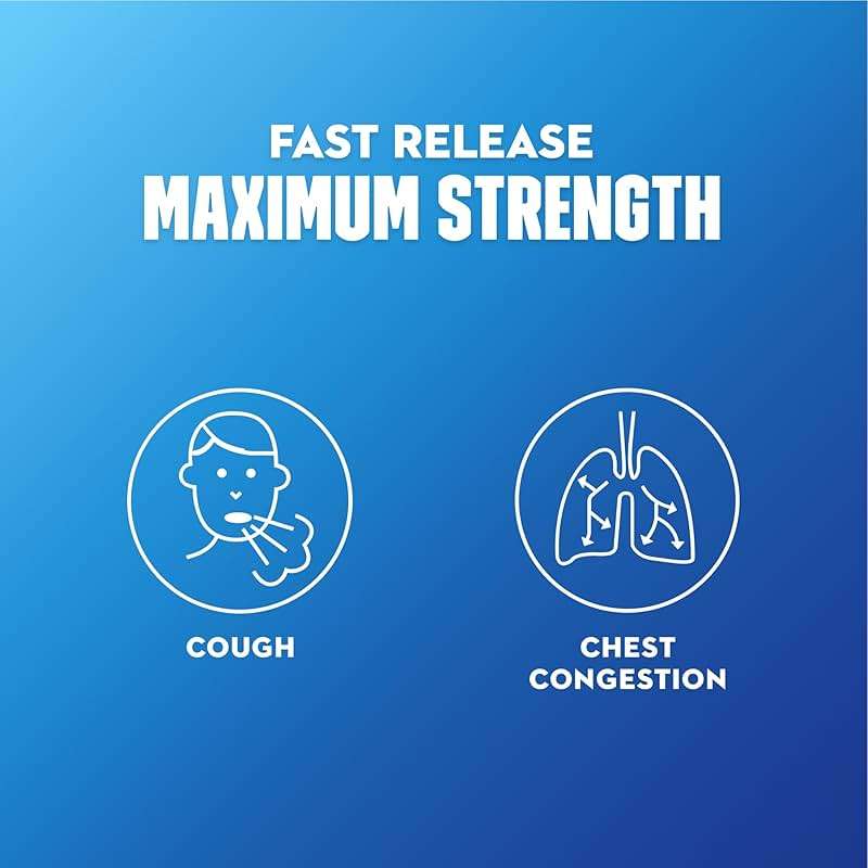 Mucinex Fast-Max Severe Congestion & Cough, Maximum Strength Dextromethorphan HBr Cough Medicine for Adults, Guaifenesin Expectorant for Excess Mucus Relief, 16 Liquid Gels - Image 4