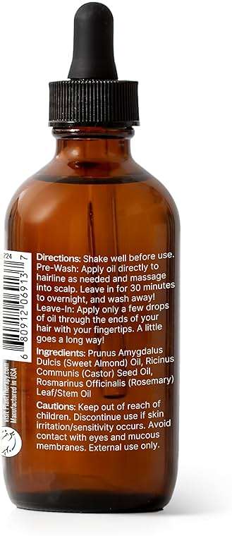 Plant Therapy Rosemary & Castor Oil - 4 oz Hair Treatment for Growth, Shine, Softness, Healthy Scalp & Hair Mask - Image 8