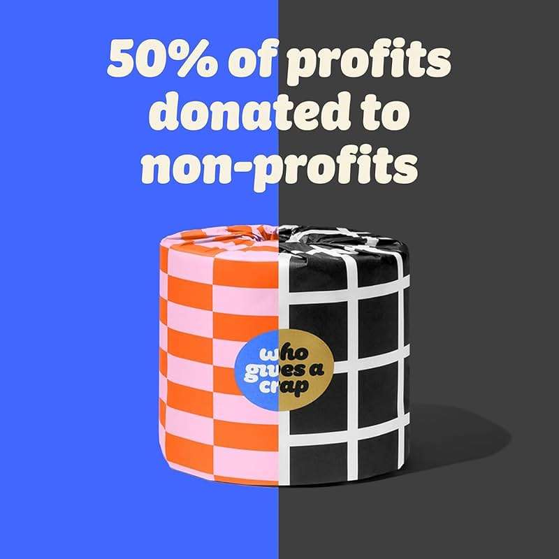 Who Gives A Crap 100% Bamboo Toilet Paper, 16 Rolls, 3 Ply, 330 Sheets, Long, Strong & Soft Toilet Tissue, Sustainable, Biodegradable, Renewable, Tree Free Bathroom Tissue Made with Bamboo Fibers - Image 7