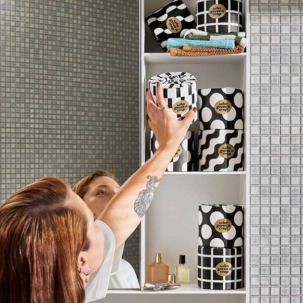 Who Gives A Crap 100% Bamboo Toilet Paper, 16 Rolls, 3 Ply, 330 Sheets, Long, Strong & Soft Toilet Tissue, Sustainable, Biodegradable, Renewable, Tree Free Bathroom Tissue Made with Bamboo Fibers - Image 9