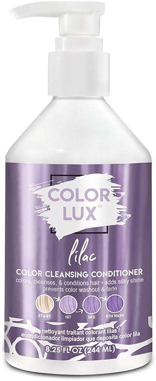Color Lux Color Cleansing Conditioner, Lilac, 3-in-1 Color Depositing Formula, Vegan, Sulfate-Free, Paraben-Free, 8.25 oz - Image 1
