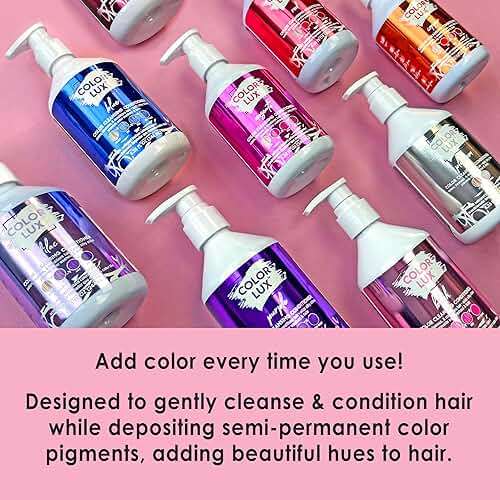 Color Lux Color Cleansing Conditioner, Lilac, 3-in-1 Color Depositing Formula, Vegan, Sulfate-Free, Paraben-Free, 8.25 oz - Image 3