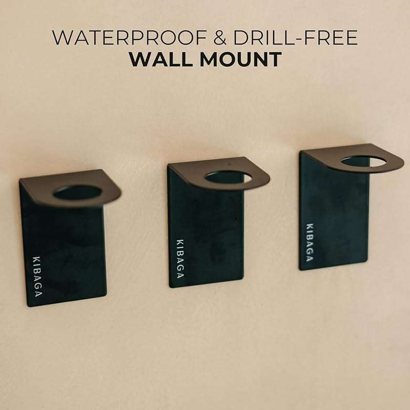 Stylish Shampoo and Conditioner Dispenser Set of 3 for Wall Mount - Modern Drill Free 21oz Shower Soap Bottles with Labels - Easy Refill Body Wash Dispensers for an Instant Bathroom Decor Upgrade - Image 6