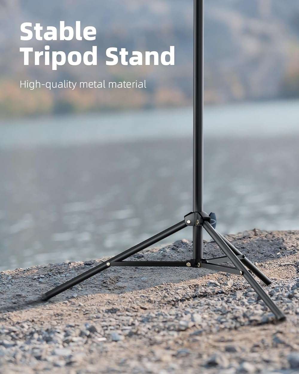 Weilisi 10.5" Ring Light with 69" Tripod Stand and Phone Holder Kit, Full-Screen Zoom Lighting for Video Recording, Makeup, Live Stream, Dimmable LED Selfie Ring Light Tripod for iPhone with Remote - Image 3
