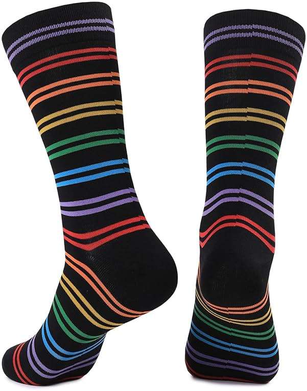 Aueyan Funny Socks for Men and Women,Mens Novelty Socks Fun Crew Socks Size 9-15 - Image 2