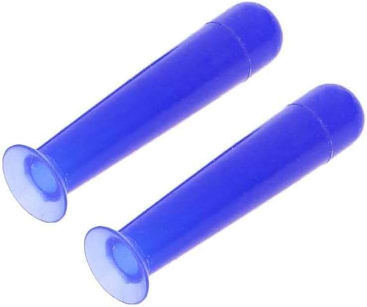 Jowxsx 2Pcs Blue Handy Silicone Contact Lenses Small Suction Cups Stick RGP Inserter Remover Contact Lens Cases Accessories for Health and Household - Image 1