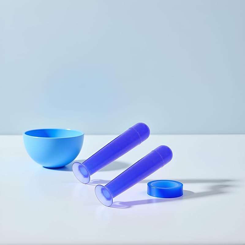Jowxsx 2Pcs Blue Handy Silicone Contact Lenses Small Suction Cups Stick RGP Inserter Remover Contact Lens Cases Accessories for Health and Household - Image 6