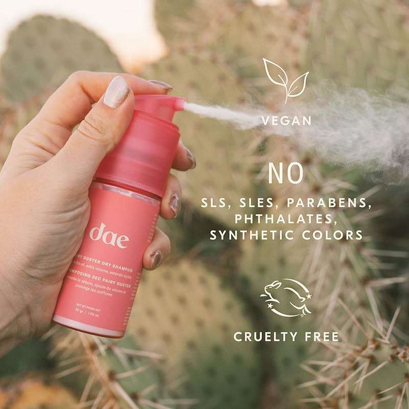 DAE Fairy Duster Dry Shampoo Powder - Non-Aerosol Natural Ingredients, Absorbs Oil & Refreshes Roots - Image 9