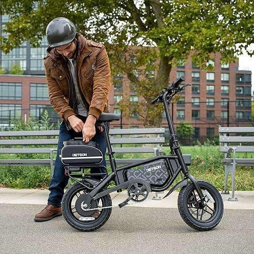 Jetson Bolt Electric Bike, Foot Pegs, Easy-Folding, Built-in Carrying Handle, Twist Throttle, Cruise Control, Up to 15.5 MPH, Range Up to 15 Miles, Ages 13+ - Image 7