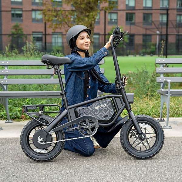 Jetson Bolt Electric Bike, Foot Pegs, Easy-Folding, Built-in Carrying Handle, Twist Throttle, Cruise Control, Up to 15.5 MPH, Range Up to 15 Miles, Ages 13+ - Image 8