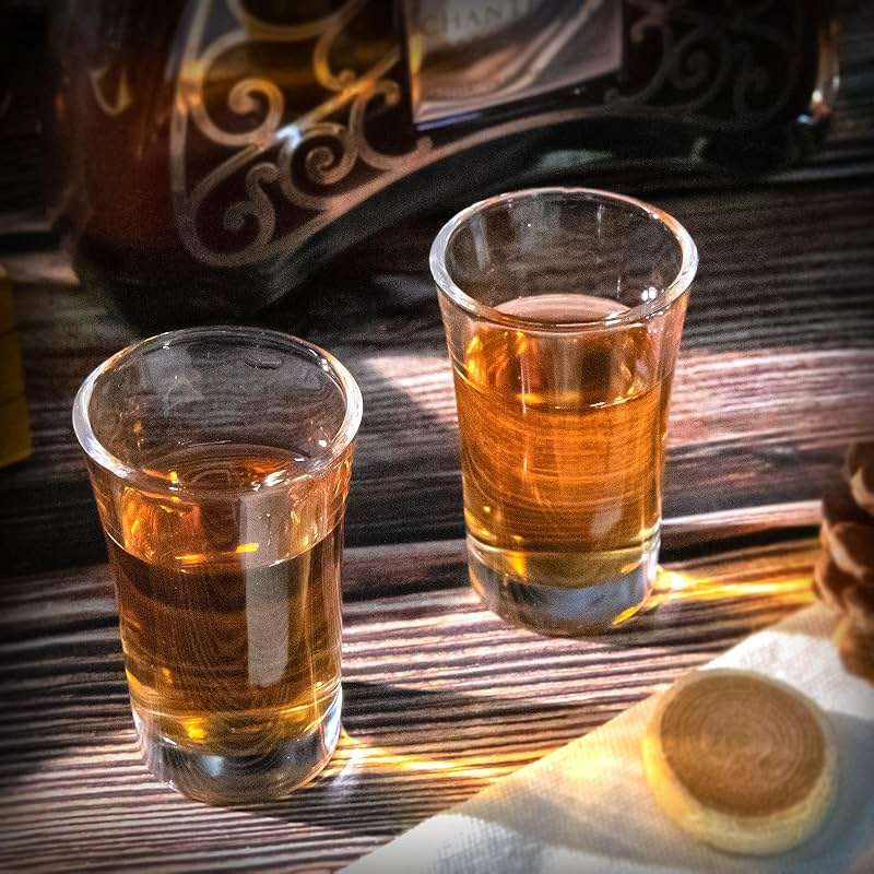 SuproBarware 42 Pack Shot Glasses Set 1.5 OZ Bulk Clear Shot Glass Small Mini Wine Cups for Vodka, Tequila, Whiskey, Espresso, Liquor.Heavy Base - Image 2