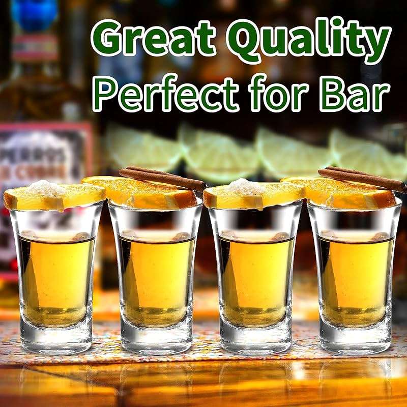 SuproBarware 42 Pack Shot Glasses Set 1.5 OZ Bulk Clear Shot Glass Small Mini Wine Cups for Vodka, Tequila, Whiskey, Espresso, Liquor.Heavy Base - Image 7