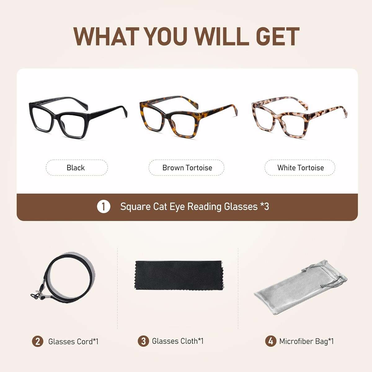 LKEYE Oversized Reading Glasses Women Men Style Blue Light Blocking Computer Square Reader Spring Hinge Eyewear LK6085 - Image 7