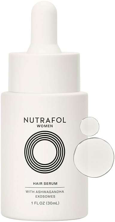 Nutrafol Women's Hair Serum, Supports Visibly Thicker and Stronger Hair, Vegan, Lightweight and Fast-Absorbing - Image 1