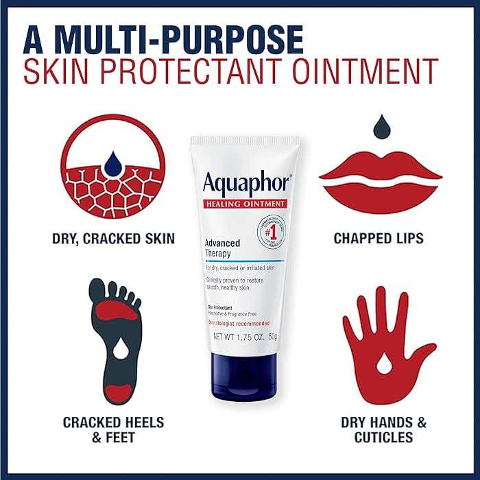 Aquaphor Skin Care Set, Healing Ointment & Lip Repair Sticks, Multi-Purpose Moisturizer for Dry Skin & Chapped Lips, 3x1.75 Oz Tube + 4x0.17 Oz Stick - Image 3