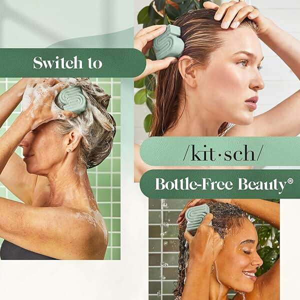 Kitsch Rosemary & Biotin Shampoo Bar - For Hair Growth, Strengthening, Thickening & Volumizing Shampoo for Women and Men - Free of Parabens, Sulfates & Silicones - Made in USA, 3.2 oz - Image 6