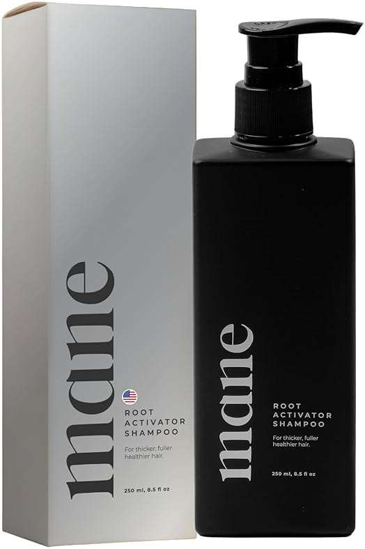 Superior Mane Hair Growth Shampoo for Men (250ml) Activating Follicles & Roots for Thicker & Fuller Hair | Cleanse, and Hydrate Scalp | Root Activator | Regrowth Shampoo for Men - Image 1