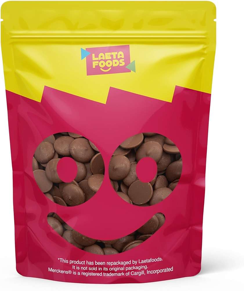 Merckens Milk Chocolate Melting Wafers | 5 Pound Bag | Bulk Baking Candy | Classic Creamy Coating Discs for Dipping, Molding, Drizzling & Dessert Crafting - Image 3