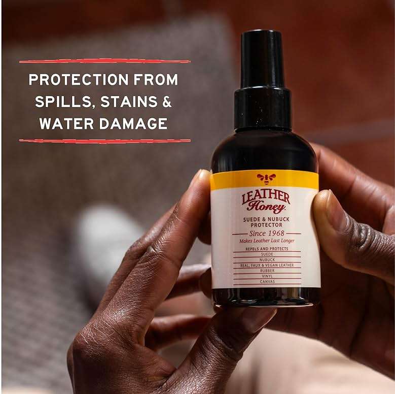 Leather Honey Suede & Nubuck Care Kit: Cleaner, Protector, Suede Brush & Eraser: Clean, Protect & Restore Shoes, Boots, Uggs, Furniture, Jackets, Bags and Apparel. Safe for Any Color - Image 5